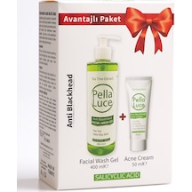 Pella Luce Yüz Temizleme Jeli Ve Akne Kremi Set 400 ML + 50 ML