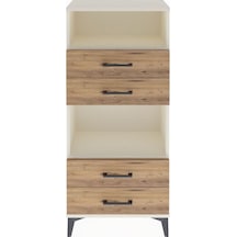 Arges Dolap 2 Raflı 4 Çekmeceli 60x30x134 Aytaşı-çam Aytaşı