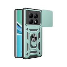Flzdgnkr Newface Xiaomi Redmi Note 15 4g Pars Lens Yüzüklü Silikon - Yeşil