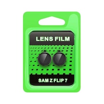 Galaxy Z Flip 7 Raze Metal Kamera Lens - Siyah