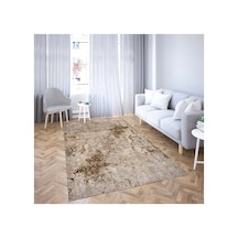 Vicenza Makinede Yıkanabilir Kaymaz Taban Dekoratif Modern Mutfak Yolluk Koridor Ve Salon Halısı Bej
