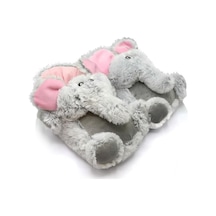 Twıgy Tw Elephant Gri Kadın Hayvanlı Panduf 36/41 Gri