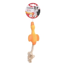 Camon Gıcırtılı İpli Lateks Kaz Ve Fare Köpek Oyuncağı 18 Cm