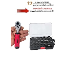 Ht- 85 Parça Arm S2 Çelik Torx Bits Uç Seti Matkap Ucu Takımı Bits Tutuculu 1/4 Cırcır Kolu