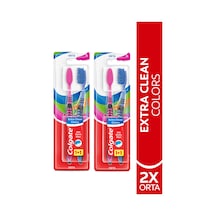 Colgate Extra Clean Dil Temizleyicili Diş Fırçası 2 x 2'li
