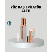 Kadınlar İçin Yüz Ve Kaş Epilatörü Hassas Cilt Dostu, Pil İle Çalışan, Taşınabilir Ve Şık Tasarım - Lisinya