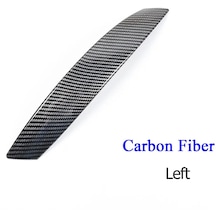 Karbon Fiber Sol-gümüş Karbon Fiber İç Sol Sağ Kapı Çekme Kolu Kapak Değiştirme