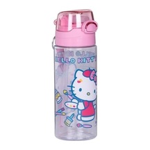 Hello Kitty Lisanslı Tritan Matara, 500 Ml, Pembe Çok Renkli