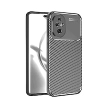Newface Honor 200 Kılıf Auto Focus Karbon Kapak - Gri