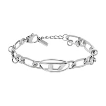 Diesel Djdx1599-040 Erkek Bileklik Metalik Gri