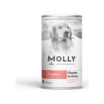 Molly Soslu Somonlu Konserve Yetişkin Köpek Maması 400 G