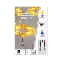 Simaavize 10m Kumandalı Gün Işığı Peri Led