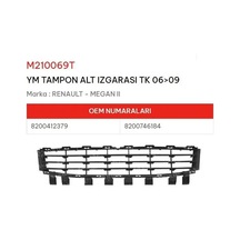 Tampon Alt Izgarası Tk 06&gt 09 Megane Iı