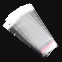100 Adet 5x15 Askılı Jelatin Poşet