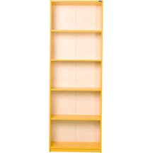 Adoremobilya Modern 5 Raflı Kitaplık - Sarı