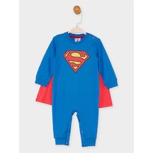 Superman Lisanslı Bebek Pelerinli Tulum 21662-saks
