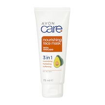 Avon Care Kuru Ciltler İçin 3'ü 1 arada Avokado Özlü Yüz Maskesi