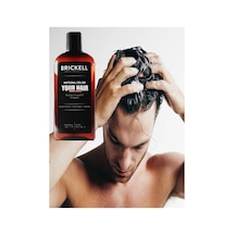 Brickell Erkeklere Için Saç Sakal Beyazlık Giderci Renklendirci Bakım Şampuanı 300 Ml 2 Adet Tüm Saç Tipleri
