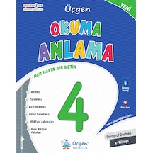 Üçgen 2025 4. Sınıf Türkçe Okuma Anlama 36 Hafta