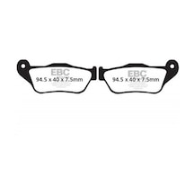 Ebc Sfa430 Sıntered Scooter Dısc Pad Set Black E327