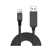 Taks Lightning Usb 1M Kablo 5Dk34S Siyah