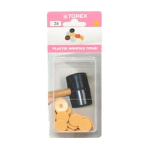 Plastik Minifiks Tıpası Krem - 1 Paket: 28 Adet - 762153477 Diğer