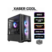 Xaser Cool X230 Ryzen 5 7500f 16gb Ddr5 Ram 1tb M.2 Nvme Ss 12gb Rtx5070 Masaüstü Oyuncu Bilgisayarı