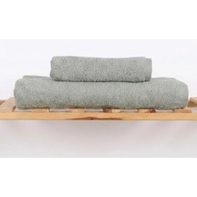 Biçomi Ultra Emici & Ekstra Yumuşak %100 Doğal Pamuklu 2'li Banyo Havlu Seti Yeşil