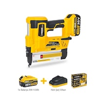 Mey İthalat Sgs 5165 Akülü Zımba Ve Çivi Çakma Tabanca Makinası 20 Volt