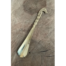 Tuna SARI RENK AYAKKABI ÇEKECEĞİ PİRİNÇ AYAKKABI ÇEKECEK KERATA 28CM