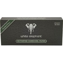 White Elephant 6mm Kömürlü Pipo Filtresi 45 Adet 352440