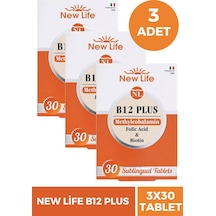 New Life B12 Plus Methylcobalamin 3 x 30 Tablet