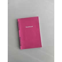 Çizgili Defter, Okul Defteri, Not Defteri, Spiralli Ajanda Boy, A5 Boy Defter Pembe