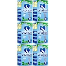Bebehum 2 Numara Devam Sütü 6-9 Ay 800 gr x 6 Adet