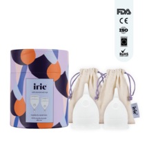 Irie Adet Kabı Menstrual Cup 2'li Paket (Small + Regular)