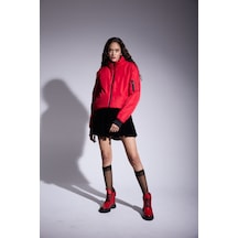 Freemen Kadın Kırmızı Astarlı Dik Yaka Mevsimlik Su Ve Rüzgar Geçirmez Mont Kırmızı Freemen Kadın Kırmızı Astarlı Dik Yaka Mevsimlik Su Ve Rüzgar Geçirmez Mont Kırmızı