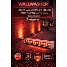 Alles Wallwasher Kırmızı 100 Cm 36 Watt 220v Kırmızı