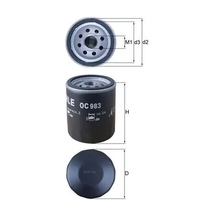 Fiat Siena Yag Filtresi 1.4 1999-2002 Mahle Oc983