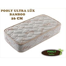Babyhopeankara 90X200 Pooly Ultra Lüx Ortopedik Bamboo Yaylı Yatak 90*200 Yatak