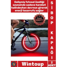 Sibop Işıklı Neon Halka Araba Bisiklet Motosiklet Otomatik Yanan Hareket Sensörlü Sibop Işığı 2'li