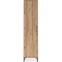 Arges Dolap Tek Raflı Tek Kapaklı Tek Askılı 44x30x182 Çam-çam Çam