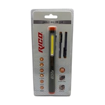 Rico Şarjlı Led Kalem El Feneri Su Geçirmez 3 Saat Kesintisiz Kullanım Rc0033