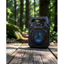 Bluetooth Hoparlör + Mikrofon + Usb, Micro Sd, Fm, 1283hoparlör-5