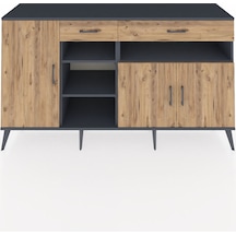Hyperion Konsol 5 Raflı 2 Çekmeceli 3 Kapaklı 176x44x99 Antrasit- Antrasit-çam Hyperion Konsol 5 Raflı 2 Çekmeceli 3 Kapaklı 176x44x99 Antrasit- Antrasit-çam