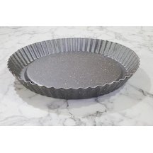 Turta Tart Kalıbı 26 Cm Granit Efektli Granit Gri Diğer