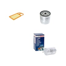 Bosch Filtre Bakım Seti Volkswagen Golf 4 1.6 Benzin Aus Atn Motor 105 Beygir 1998-2003 Hava + Yağ F. + Yakıt Filtre Bosch