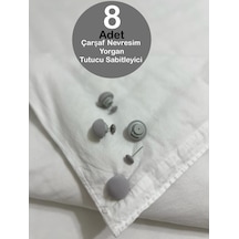 8 Adet Çok Amaçlı Kılıf Sabitleyici Düzenleyici Taş Rengi Plastik 10 X 15 Beyaz Diğer
