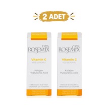 Rosemix - 135 - - Vitamiv C Serum Kolojen-hyalüronik Asit 30 Ml - 2 Adetlik - Zngzrmll - Set Ürün