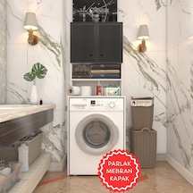 Kenzlife Membran Çamaşır Makinesi Dolabı Hayzum Syhbyz İnceince 180 66 55 Mebran Kapak Suntalam Gövde Beyaz