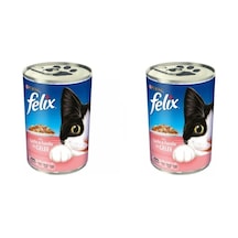 Felix Somon Ve Alabalıklı Konserve Kedi Maması 400 Gr. 2 Adet